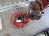 2 AIR HOSES AND REEL