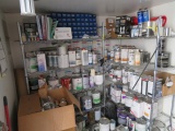 MISC. PAINT ON SHELVES