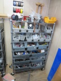 ROLLING RACK AND CONTENTS