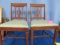 4 HEILIG LEVINE DINING CHAIRS