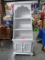 2 PC. WHITE CABINET W/ HUTCH  54 X 32