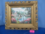BEAUTIFUL OIL ON CANVAS IN ORNATE FRAMES  31 X 27