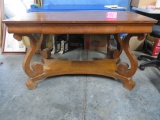 NICE ANTIQUE OAK LIBRARY TABLE  48 X 25