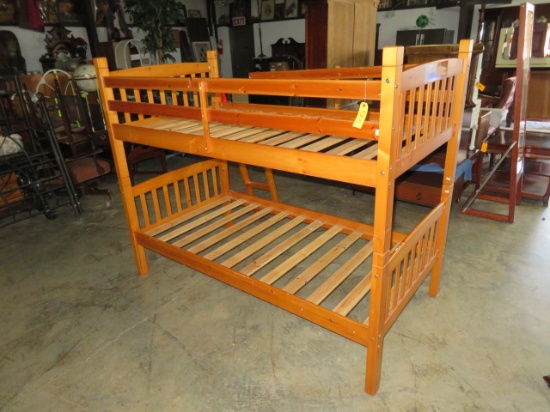 TWIN BUNK BEDS  78 X 41 X 63