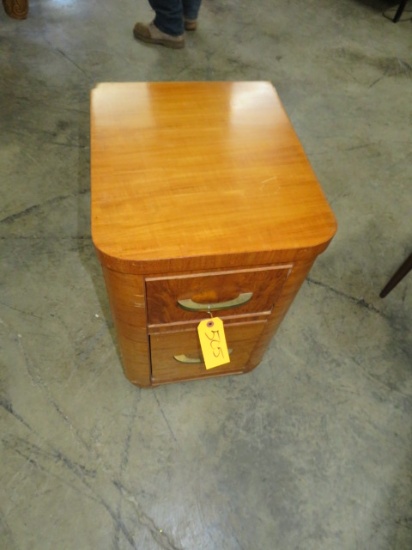 END TABLE W/ DRAWERS  18 X 15 X 24