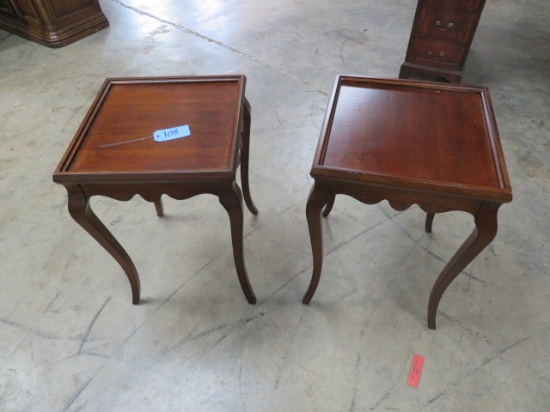 2 END TABLES  17 X 17 X 26