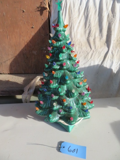 CERAMIC CHRISTMAS TREE  21" T