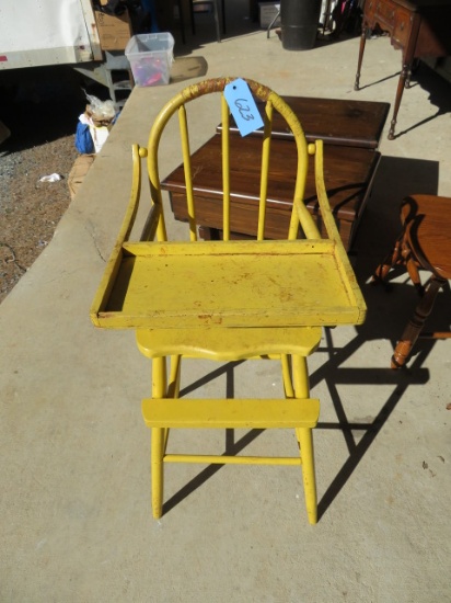 PAINTED HIGH CHAIR