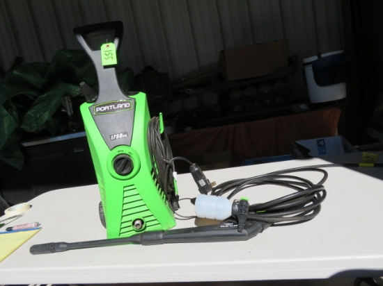 PORTLAND 1700 PSI ELECTRIC PRESSURE WASHER