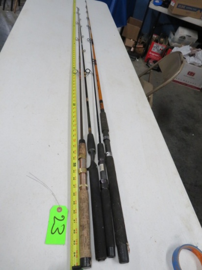 FISHING POLES- UGLY STICK "TIGER" AND MORE