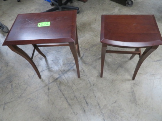 2 SMALL SIDE TABLES