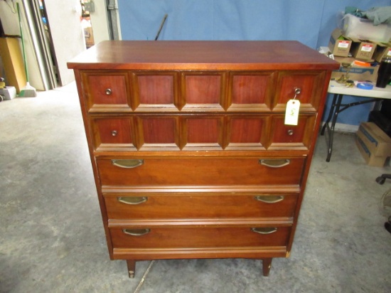 MID CENTURY CHEST OF DRAWERS  38 X 19 X 47