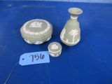 3 PCS. WEDGEWOOD