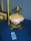 ANTIQUE HAND PAINTED LAMP BASE