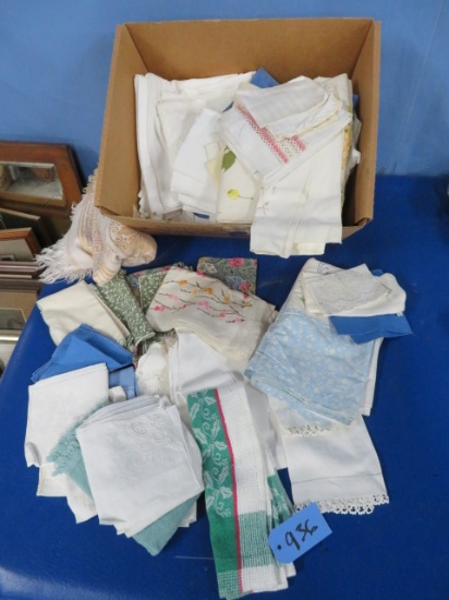 BOX OF LINENS