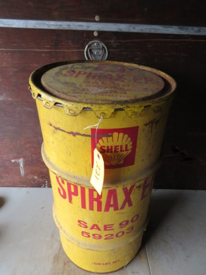 SHELL METAL OIL CAN   27"