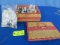 SEWING LOT - WOODEN THREAD SPOOLS, NEEDLES, MORE