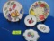 COLLECTION OF DECORATIVE FRUIT PLATES