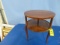 2 TIER ROUND SIDE TABLE  21 X 17