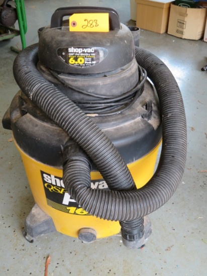 16 GALLON SHOP VAC 6 HP