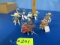 7 KITTY COWBOY COLLECTION FIGURINES