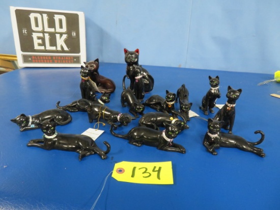 16 VIRTUES OF BLACK CAT COLLECTION- NUMBERED  4" T