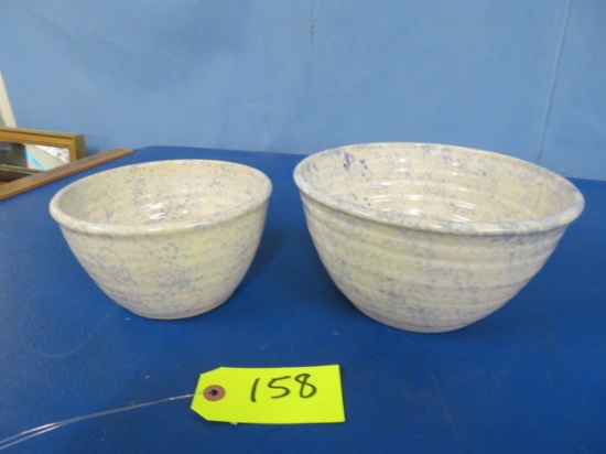 TEAGUES POTTERY BOWLS  FROM FROG TOWN  7" T