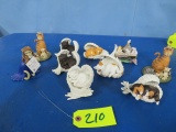10 CAT COLLECTIBLE FIGURINES