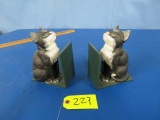 CAT BOOKENDS
