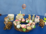 EASTER RABBITS AND WREATH