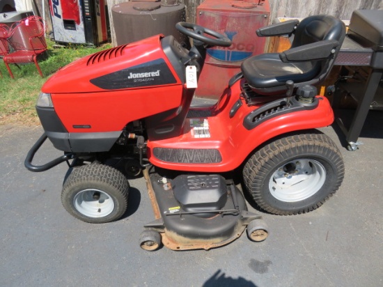 LIKE NEW- JONSERED 275 4GTHI  54" CUT MOWER W/ 27 HP bRIGGS MOTOR- W/ 130  HOURS - RECENTLY SERVICED
