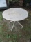 OUTDOOR ALUMINUM TABLE  32 X 28