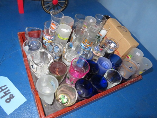 COLLECTION OF SHOT GLASSES