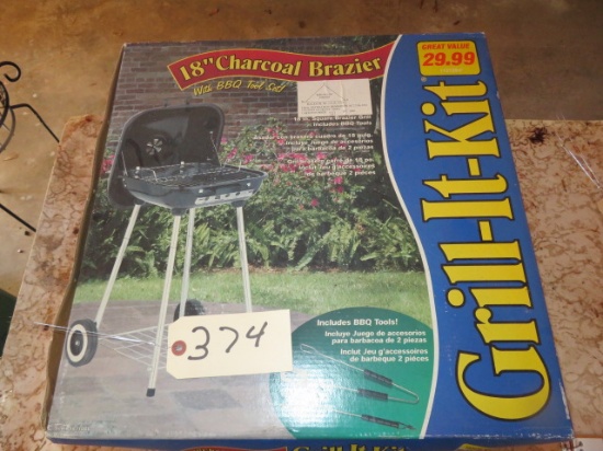 18" CHARCOAL GRILL BRAND NEW IN BOX