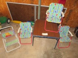 CHILDS TABLE & CHAIR S