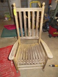 WOODEN ROCKER