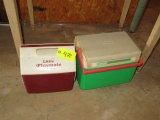 2 SMALL COOLERS