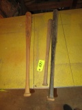 LOUISIANA SLUGGER BAT AND 2 MISC. BATS