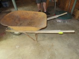 METAL WHEELBARROW