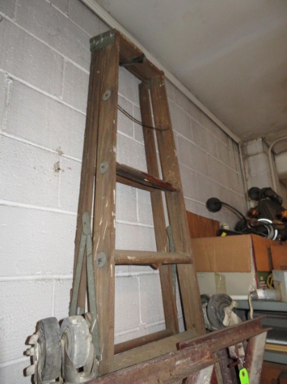 2- 10 FT. WOODEN LADDERS