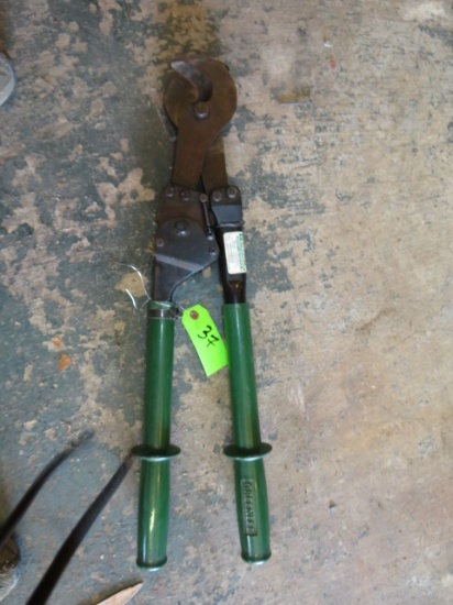 LRG. GREENLEE WIRE CABLE CUTTER