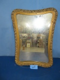 GOLD FRAMED MIRROR  26 X 18