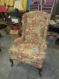 FLORAL WING BACK CHAIR