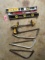 3 BOW  SAWS, 3 LEVELS & 1 CLAMP