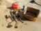 TOOLS AND MORE LOT- OILER, SAFETY CAN, HAND DRILLS
