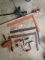 FRAMING SQUARE'S, CLAMPS, HAND DRIVEN DRILL AND MORE!