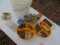 STACKABLE HARDWARE TRAYS W/ HARDWARE AND BUCKET