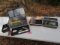 3 TOOL BOX- FEW HAND TOOLS, MIXED HARDWARE AND MORE