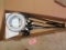 LIGHTED MAGNIFIED GLASS - WALL MOUNT W SWING ARM