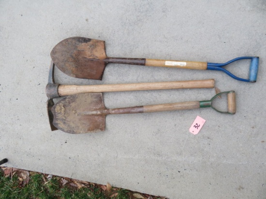 TWO SHOVELS  & MATTOX